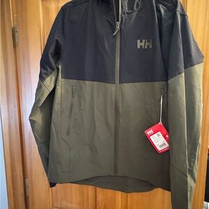 BRAND NEW: Helly Hanson Men's (Two-Tone) Blaze Softshell Hooded Jacket